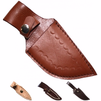 4 Farben zur Auswahl einer echten Leder-Messerscheide