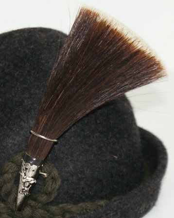 Heimkehr von der Pirsch Gemse Gams Jagd Wilderer Pfeife Schützenscheibe 30cm 64