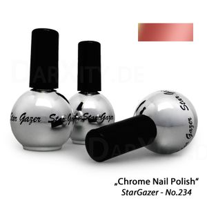 Chrome Nagellack Nr. 234 - kupfern Rosa Chrome Nagellack Nr. 234 - kupfern Rosa