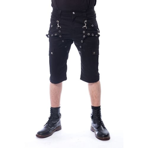Schwarze 2 1 Baggy Hose und Shorts mit grossen Taschen Schwarze 2 1 Baggy Hose und Shorts mit grossen Taschen