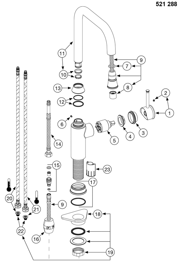 Aquasource Kitchen Faucet Repair Parts Dandk Organizer