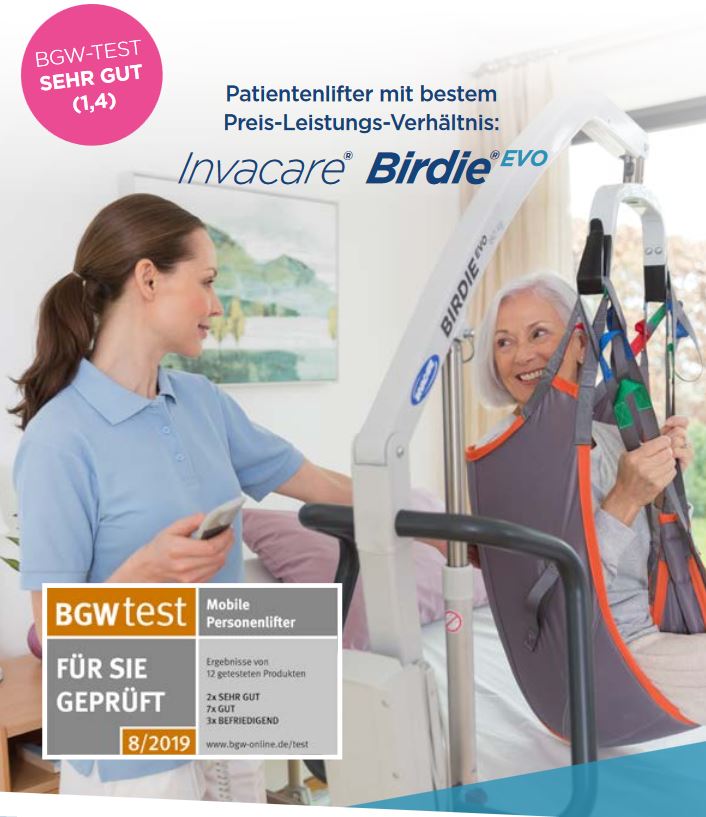 Invacare Birdie Test Sehr gut BGW