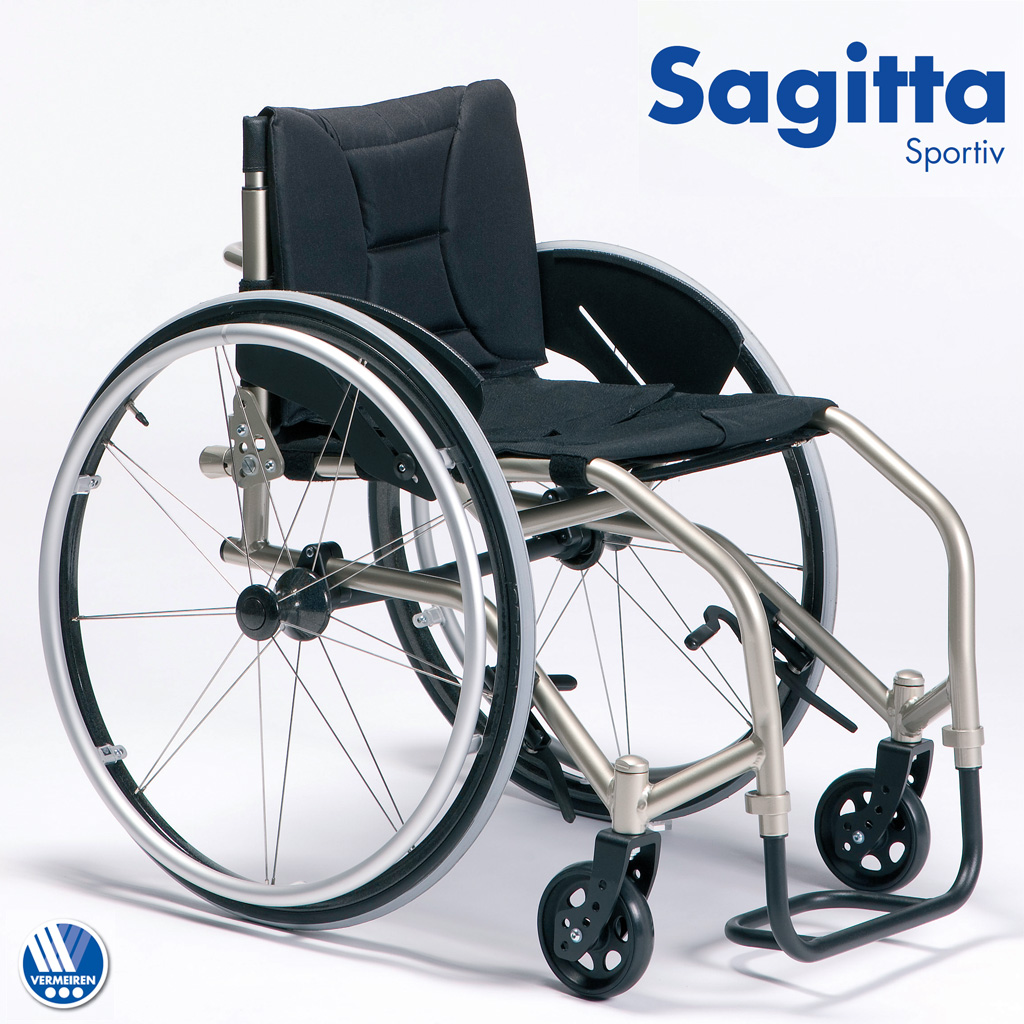 Vermeiren Sagitta Sportiv Aktiv Rollstuhl, Leichtgewicht Alu ab 9,5 kg ...