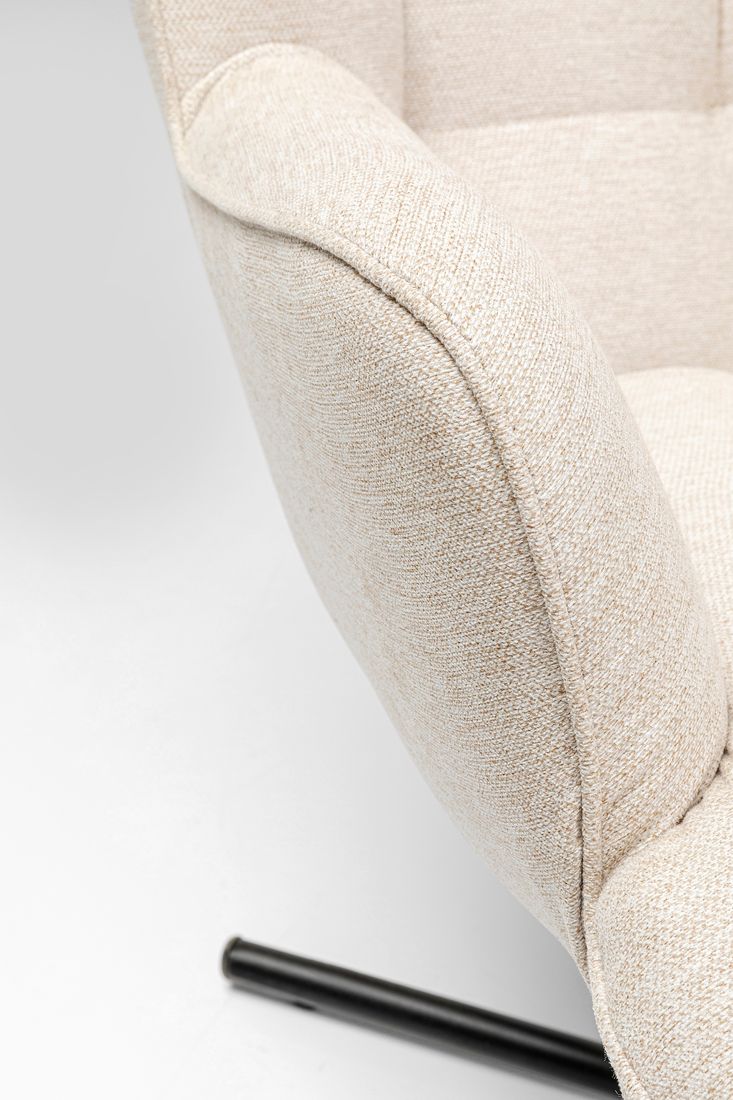 SIT & MORE XXL-Sessel Flachgewebe In Creme