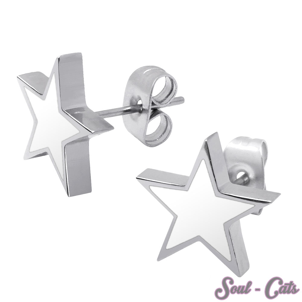Soul-Cats® Clip Per Orecchio In Acciaio Inossidabile - Cerchio Minimal Chic - Diametro 9mm, Larghezza 10mm