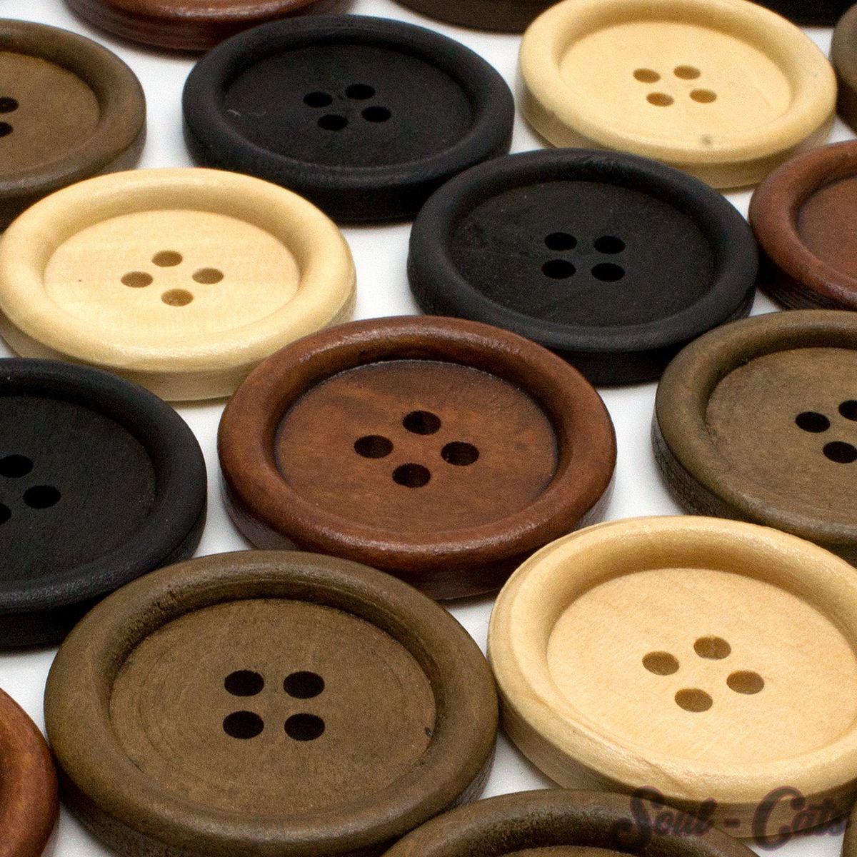 Knopf Set in 4 verschiedenen Farben SoulCats.de