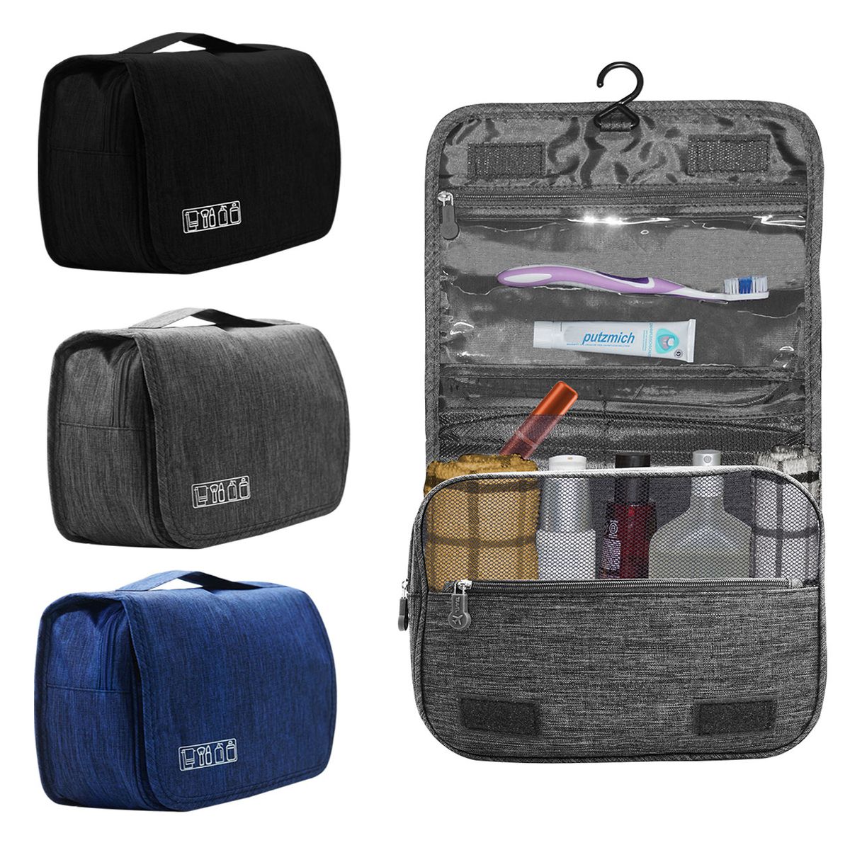 Kosmetiktasche Waschtasche Xxl Mutig Kulturbeutel Groß