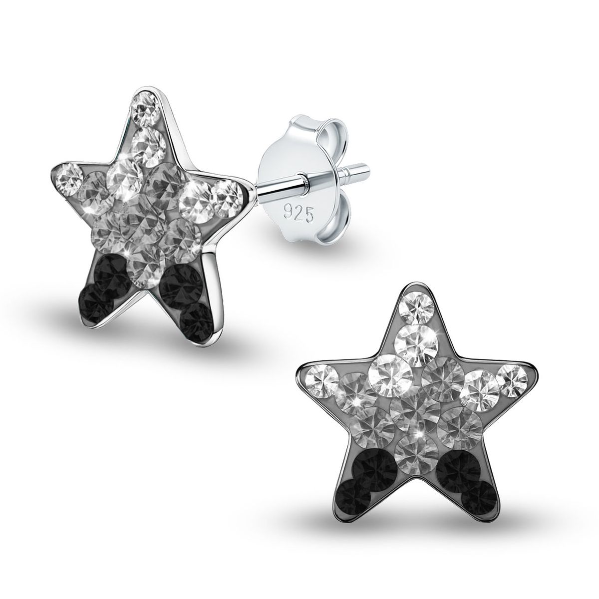 Orecchini di lusso in argento sterling strass