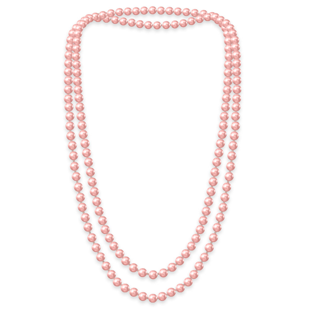 süße Perlenkette Glas Perlen Kette XXL lang kurz Halskette pink rot schwarz - Bild 3 von 23