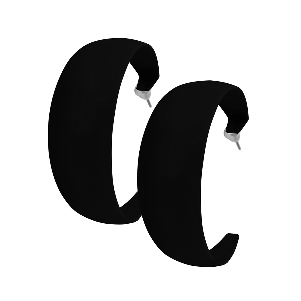 Soul-Cats Keramik Ohrstecker - Hypoallergen In Schwarz & Weiß, 6mm Für Damen & Herren