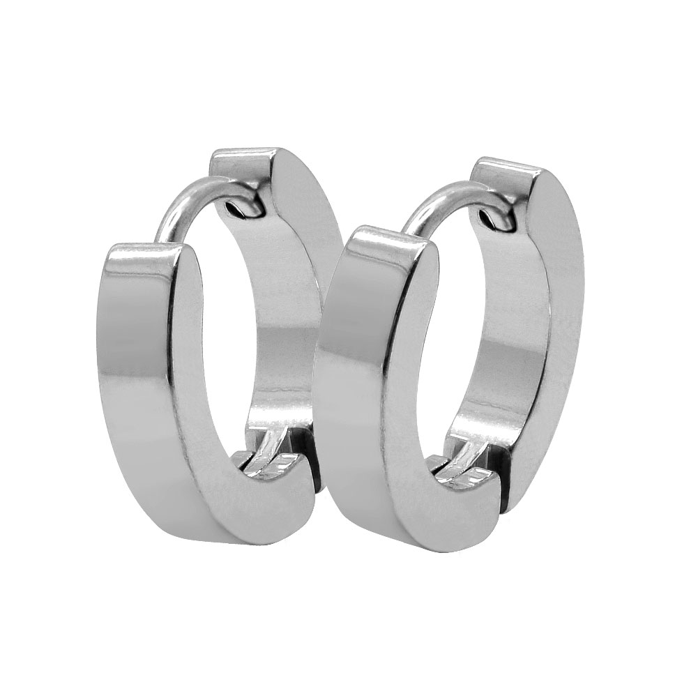 Orecchini Rotondi 3 Paia Di Orecchini Uomo In Legno - Borchie Tonde 10mm Con Aghi In Acciaio Inox Accessori Moda - Foto 3