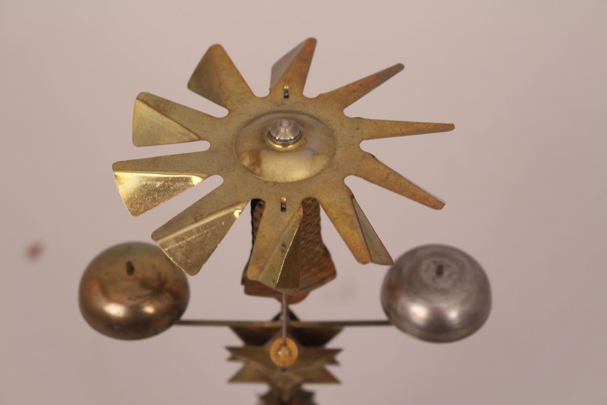 Blech Pyramide alt Heli Engelsgeläut m. Karton Glockenspiel Kerzen Weihnachten eBay