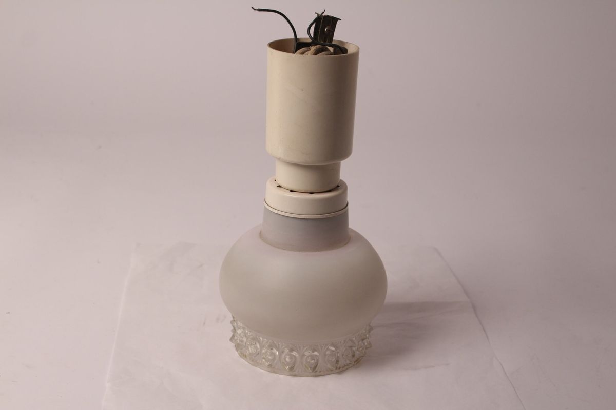 Hängeleuchte Deckenleuchte Esszimmerlampe Pendelleuchte 50er/60er Glas