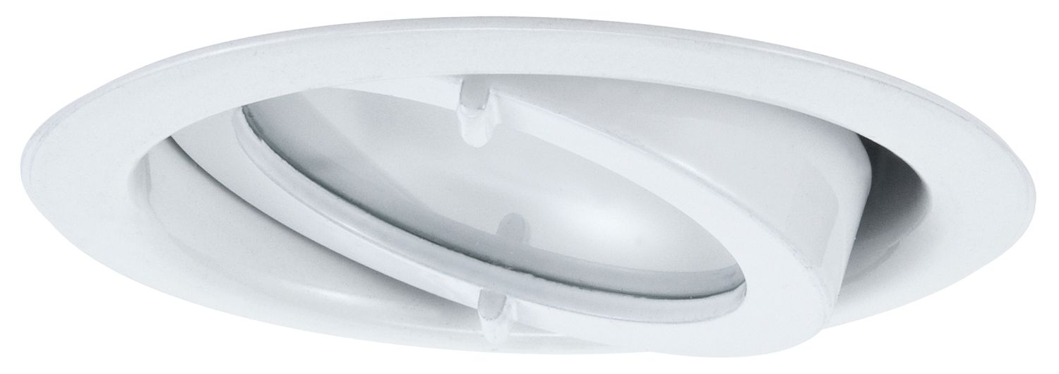 4x Paulmann Möbel Einbauleuchten Dress 12V G4 - Schwenkbar Chrom Matt 60mm