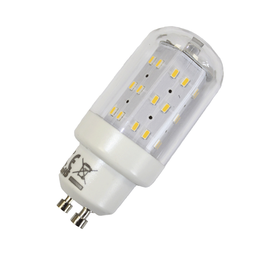 MILI LED Form, 420lm Lichtquelle Maxiflood, Grad, Zylinder 40W | Raumlicht, Warmweiss 3000K Halogen 230V 4W Klar, ersetzt GU10 Mili Leuchtmittel 270