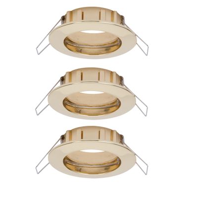 Paulmann 2easy Premium Einbauleuchten 3er Spot-Set IP44 starr 51mm 