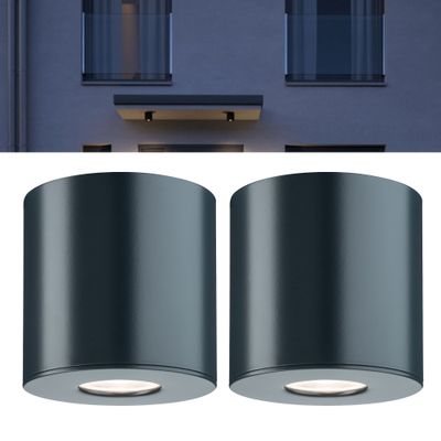 2er Pack Paulmann Aussenleuchte Deckenleuchte IP44 600 lm 3000K 5  