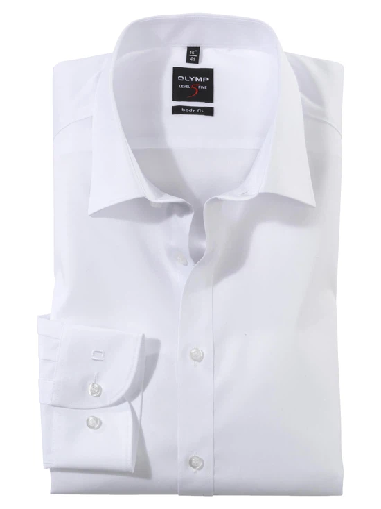 OLYMP Level Five Comfort Stretch Body fit 6090/69/00 extra langer Arm 69 cm weiß