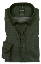 OLYMP Luxor - modern fit Hemd schwarz Muster 1288-84-68 langarm Patch OLYMP Luxor - modern fit Hemd schwarz Muster 1288-84-68 langarm Patch