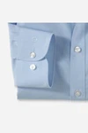 OLYMP Level Five Langarmhemd Body Fit in Hellblau – einfarbiges Herrenhemd mit perfektem Sitz und feiner Struktur