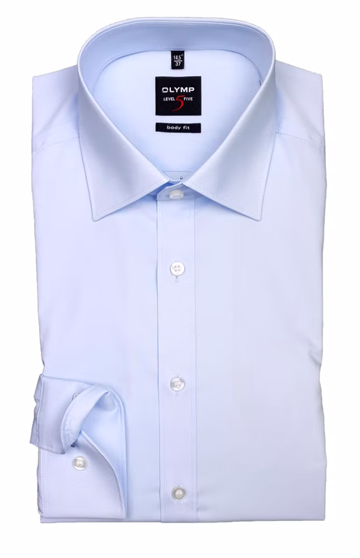 OLYMP Level Five Comfort Stretch Body fit 6090/64/11 langarm hellblau
