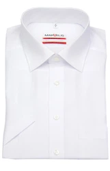 Marvelis - Modern fit Kurzarmhemd einfarbig weiß Marvelis - Modern fit Kurzarmhemd einfarbig weiß