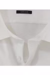 OLYMP No. 6 Six super slim Langarmhemd  mit Strucktur creme , einfarbig