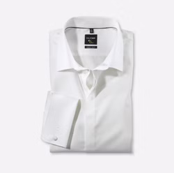 OLYMP No. 6 Super Slim Fit Herrenhemd – Langarm | Creme mit Umschlagmanschette OLYMP No. 6 Super Slim Fit Herrenhemd – Langarm | Creme mit Umschlagmanschette