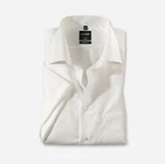OLYMP Luxor - modern fit Herrenhemd Kurzarm | Creme
