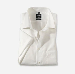 OLYMP Luxor - modern fit Herrenhemd Kurzarm | Creme OLYMP Luxor - modern fit Herrenhemd Kurzarm | Creme