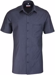 Marvelis - modern fit Herrenhemd Kurzarm - anthrazit Marvelis - modern fit Herrenhemd Kurzarm - anthrazit Frontansicht