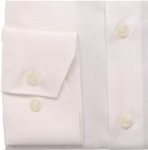 Marvelis - Modern fit Langarmhemd cremefarben einfarbig Detail Ärmelabschuß