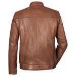 Herren Lederjacke Milestone Lucano Rückenansicht