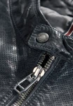 Milestone Lederjacke MS-Elvio Detail Kragen