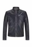 Milestone Lederjacke MS-Elvio Frontansicht geschlossen