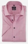OLYMP Luxor Modern Fit Herrenhemd – Kurzarm | Rosa