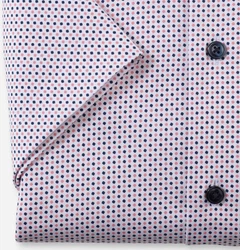 OLYMP Luxor 24/Seven Dynamic Flex Jersey Herrenhemd – Modern Fit | Rosa mit Muster OLYMP Luxor 24/Seven Dynamic Flex Jersey Herrenhemd – Modern Fit | Rosa mit Muster