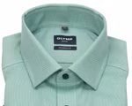 OLYMP Luxor Modern Fit Herrenhemd – Kurzarm | Hellgrün | Kragenansicht OLYMP Luxor Modern Fit Herrenhemd – Kurzarm | Hellgrün | Kragen