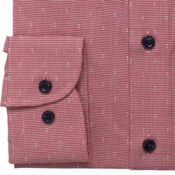 Marvelis Modern Fit Langarmhemd – rot-weiß kariert für stilbewusste Herren Marvelis Langarmhemd Modern fit 7214/44/35 Ärmelabschluß