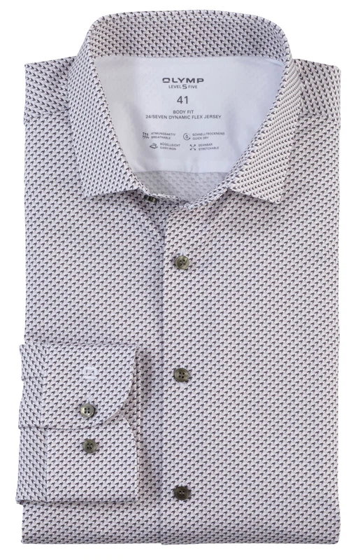 OLYMP Level Five  Body fit 24/Seven Langarmhemd 2184/64/22