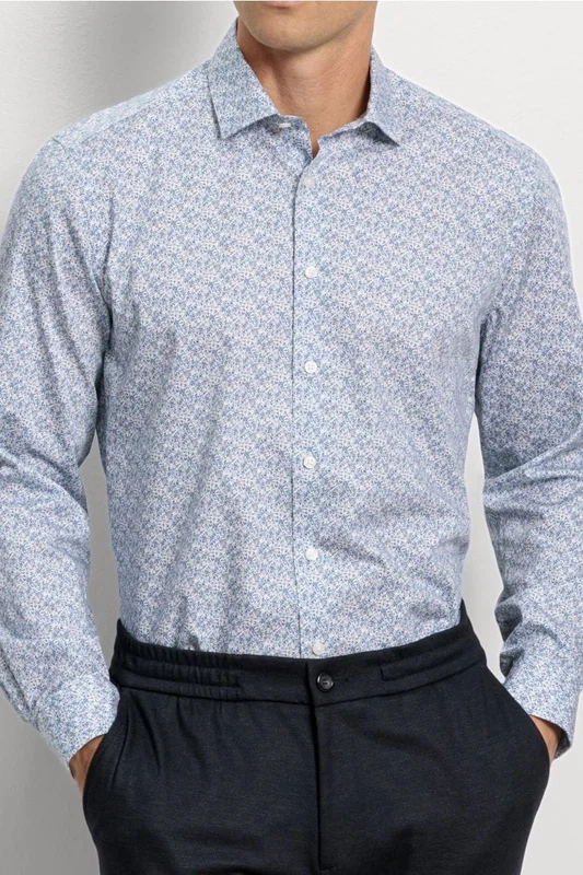 OLYMP Level Five Langarmhemd Body fit Garment Washed