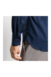 OLYMP Level Five Garment Washed Body Fit Hemd marine OLYMP Level Five Garment Washed Body Fit Hemd marine