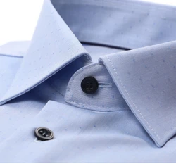 Marvelis Body Fit Hemd blau Marvelis Body Fit Hemd blau detail Kragen