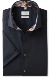 OLYMP Level Five Body Fit Herrenhemd – Kurzarm | Anthrazit OLYMP Level Five Body Fit Herrenhemd – Kurzarm | Anthrazit
