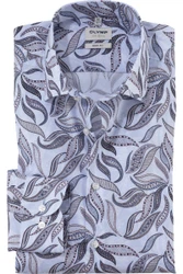 OLYMP Level Five Body Fit Herrenhemd – Floraler Digitalprint in Blau OLYMP Level Five Body Fit Herrenhemd – Floraler Digitalprint in Blau