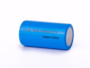 18350 - 1400mAh 3.6V - 3.7V Lithium-Ionen-Zelle max. 3A  (ohne Schutzelektronik)