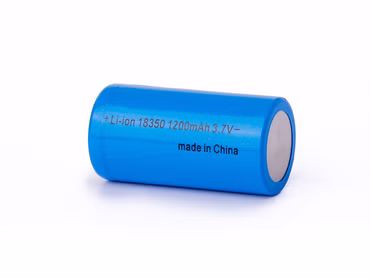 18350 - 1200mAh 3.6V - 3.7V max. 15A  Lithium-Ionen-Zelle  (ohne Schutzelektronik)