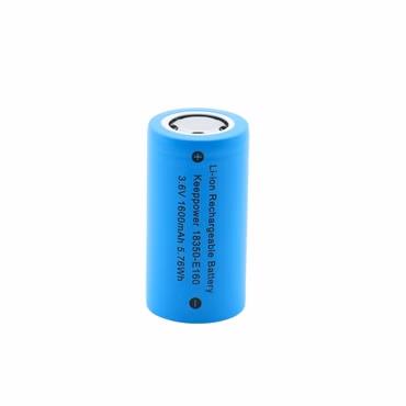 18350-E160 - 1600mAh 3,6V - 3,7V Lithium-Ionen-Zelle 3A  (ohne Schutzelektronik)
