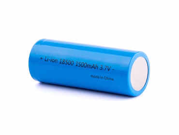 18500-A1 Li-Ionen-Akku 3.6V - 3.7V mit 1500mAh (flache Pluspol)