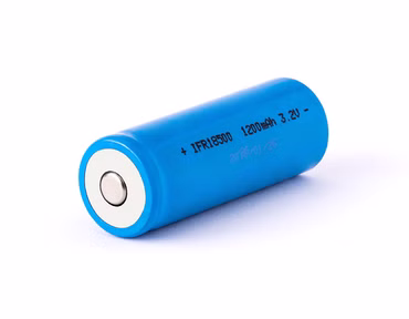 IFR 18500 - 1200mAh 3.2V LiFePo4 Akku (Button Top) ungeschützt